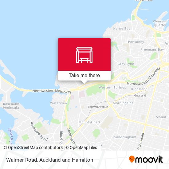 Walmer Road map