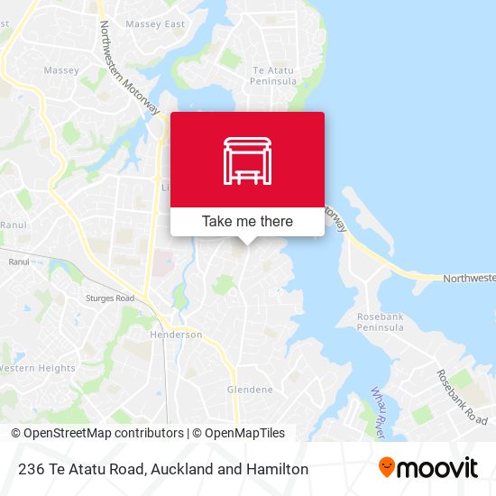 236 Te Atatu Road map
