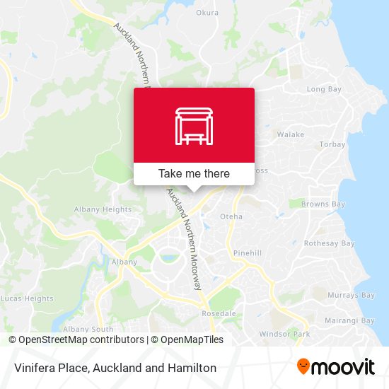 Vinifera Place map