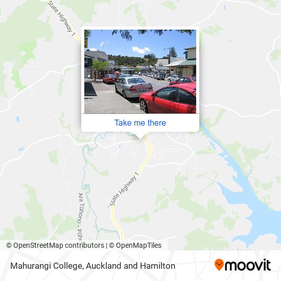 Mahurangi College map