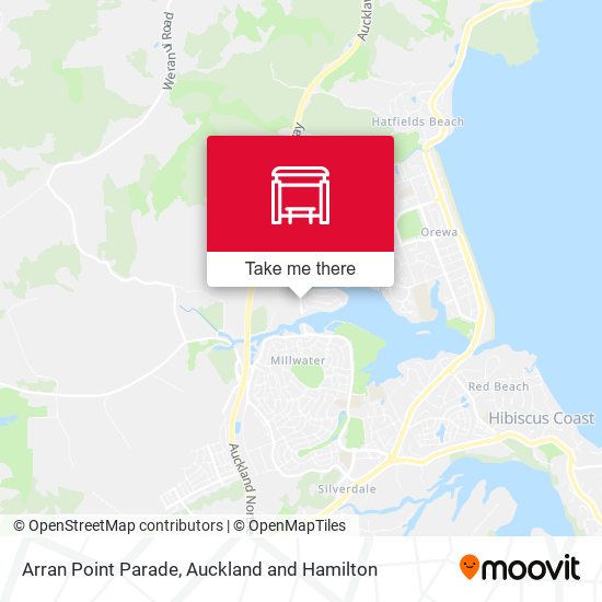 Arran Point Parade map