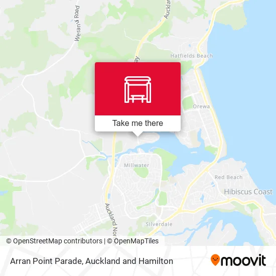 Arran Point Parade map