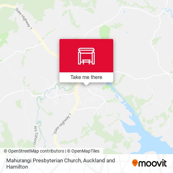 Mahurangi Presbyterian Church map