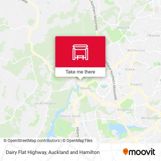 Dairy Flat Highway map
