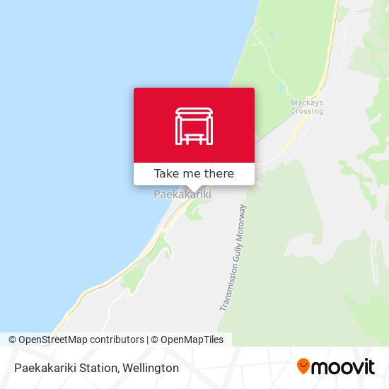 Paekakariki Station map