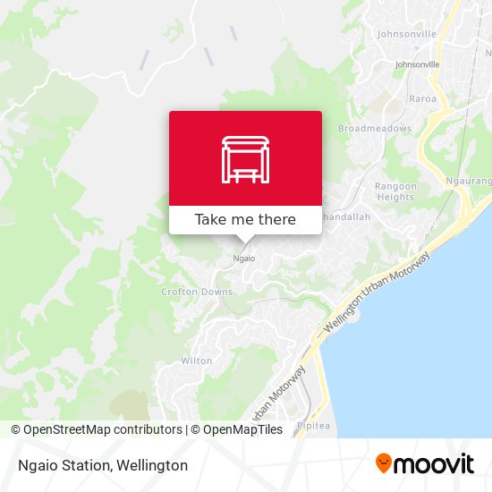 Ngaio Station map