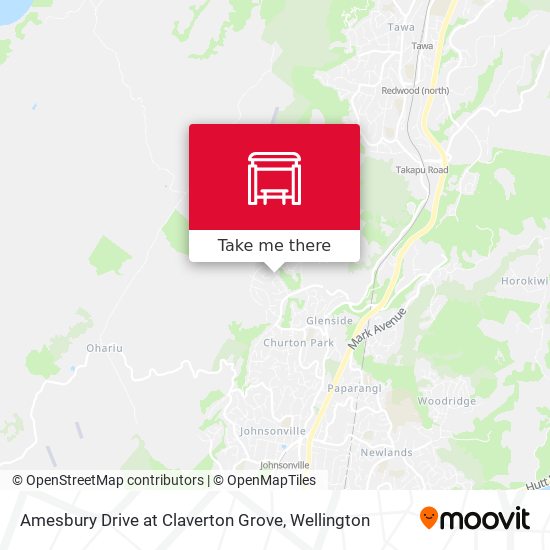 Amesbury Drive at Claverton Grove map