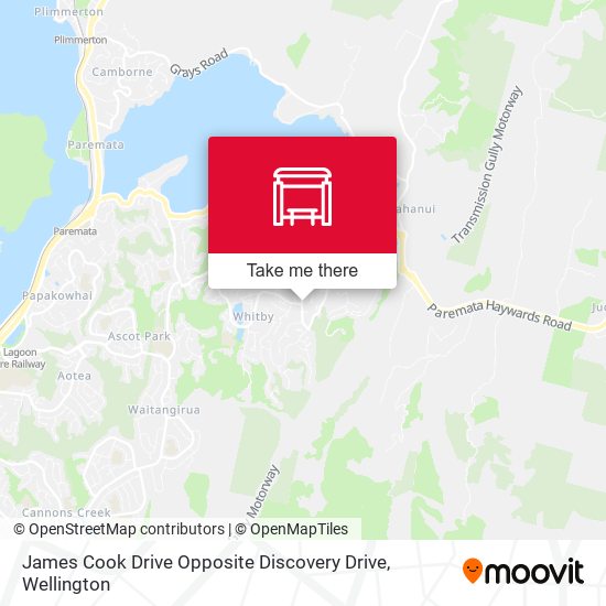 James Cook Drive Opposite Discovery Drive map