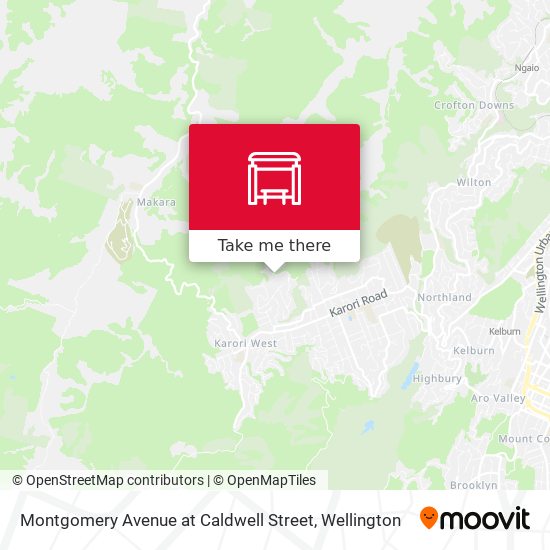 Montgomery Avenue at Caldwell Street map