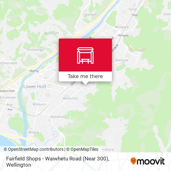 Fairfield Shops - Waiwhetu Road (Near 300) map