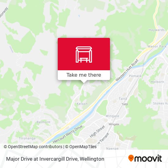 Major Drive at Invercargill Drive地图
