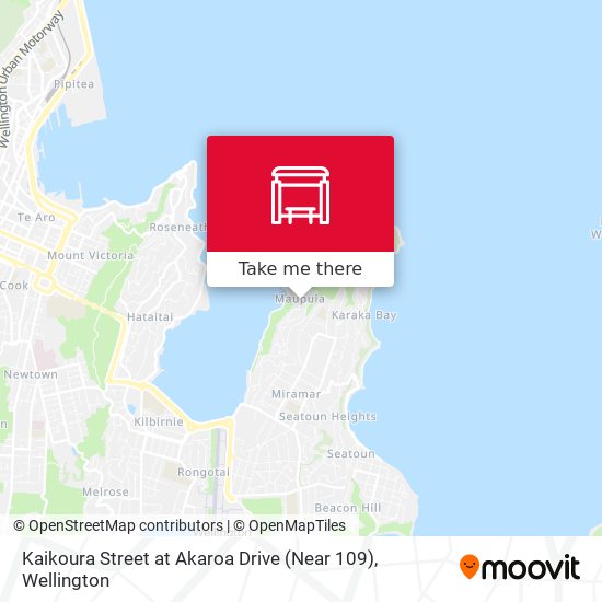 Kaikoura Street at Akaroa Drive (Near 109) map