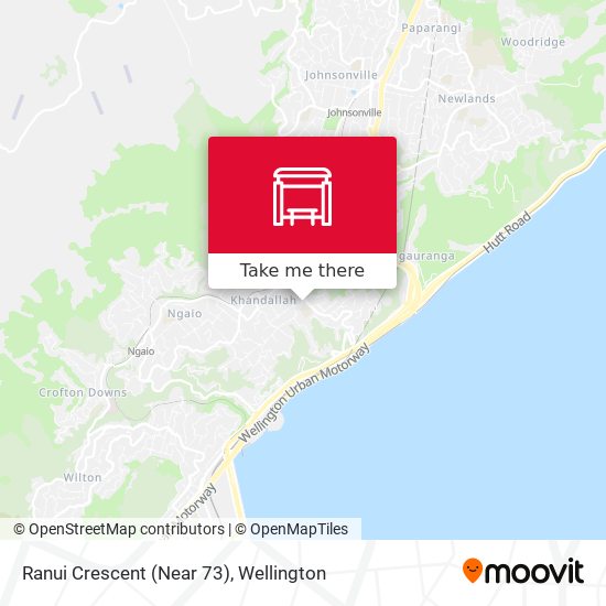 Ranui Crescent (Near 73) map