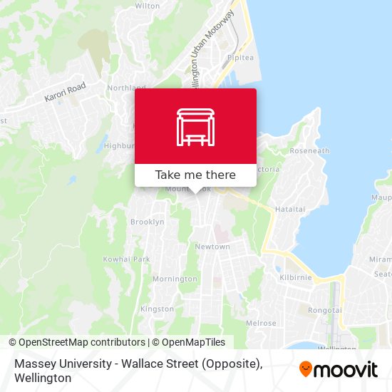 Massey University - Wallace Street (Opposite) map