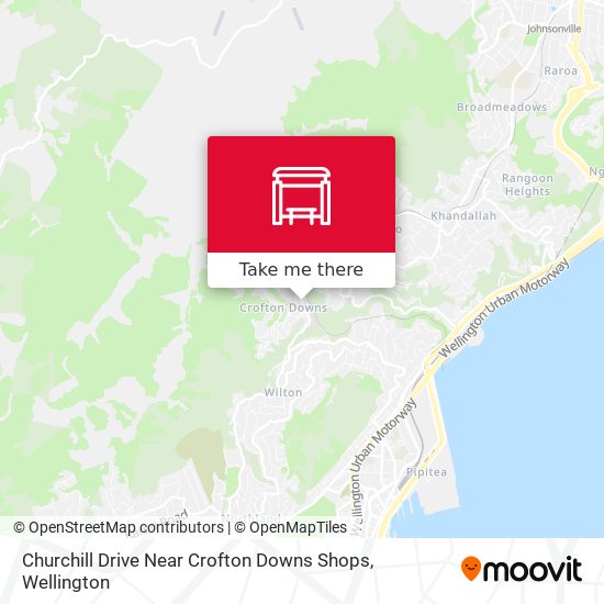 Churchill Drive Near Crofton Downs Shops map