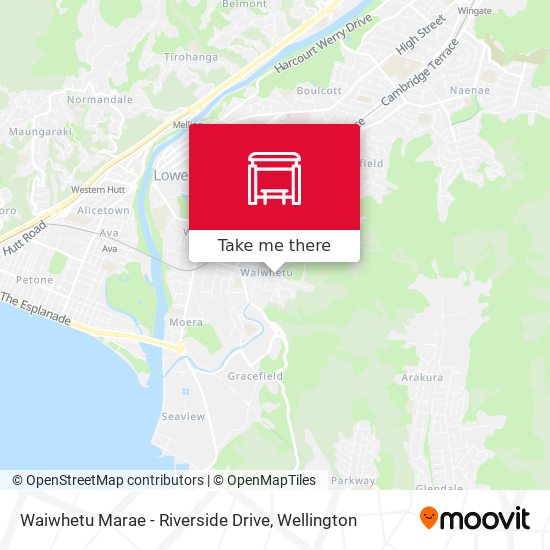 Waiwhetu Marae - Riverside Drive map