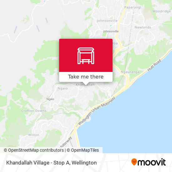 Khandallah Village - Stop A map