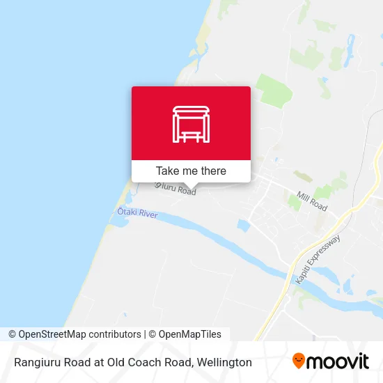 Rangiuru Road at Old Coach Road map
