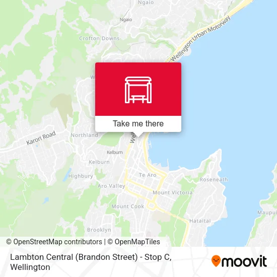 Lambton Central (Brandon Street) - Stop C map