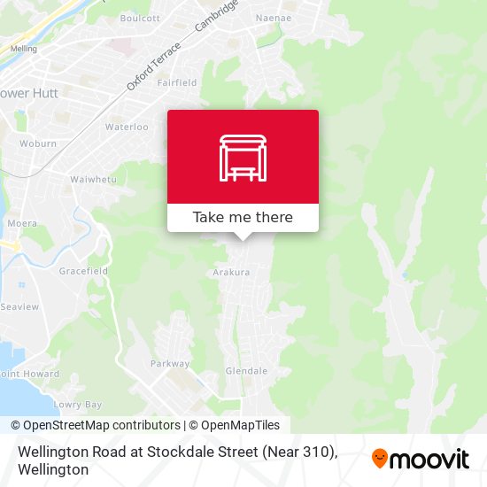 Wellington Road at Stockdale Street (Near 310) map