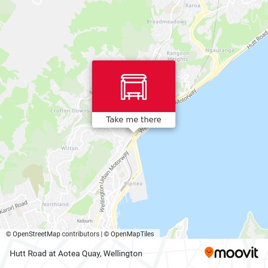 Hutt Road at Aotea Quay map