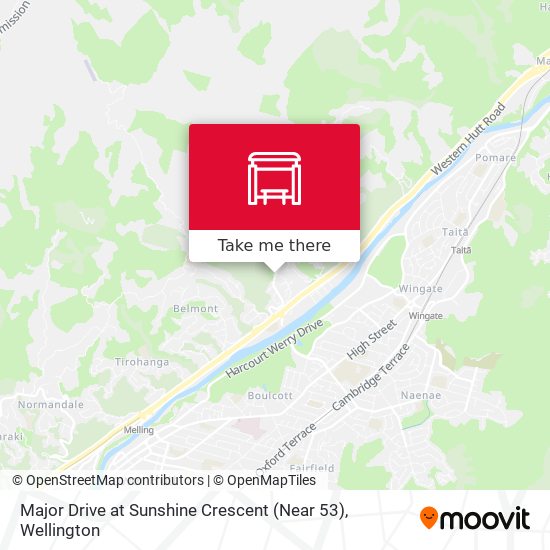 Major Drive at Sunshine Crescent (Near 53) map