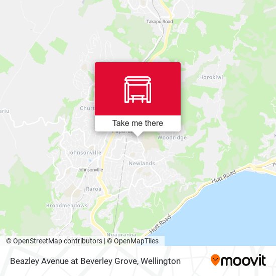 Beazley Avenue at Beverley Grove map