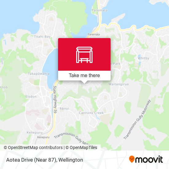 Aotea Drive (Near 87) map