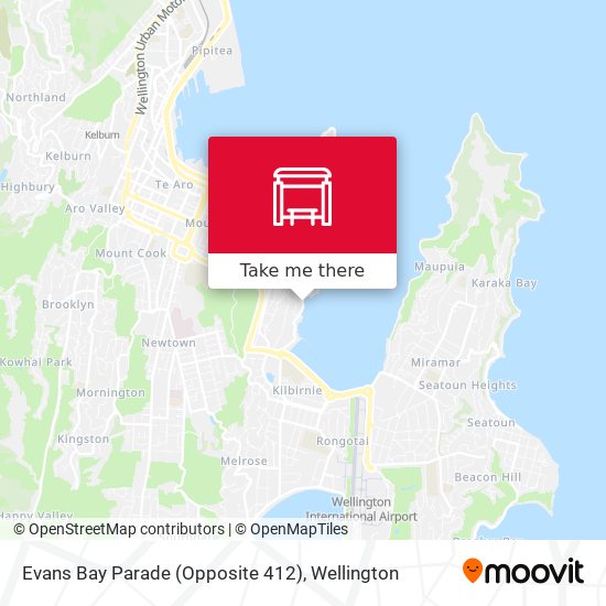 Evans Bay Parade (Opposite 412) map