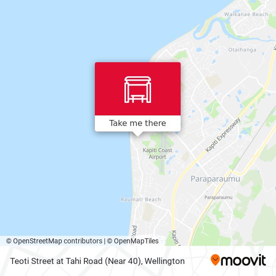 Teoti Street at Tahi Road (Near 40) map