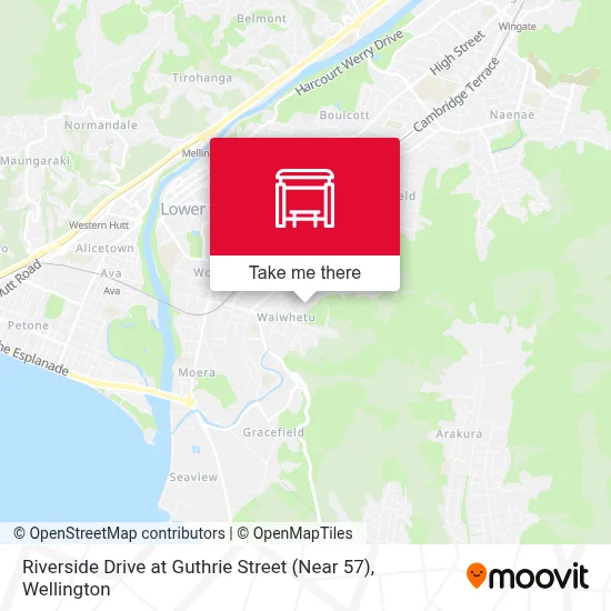 Riverside Drive at Guthrie Street (Near 57) map