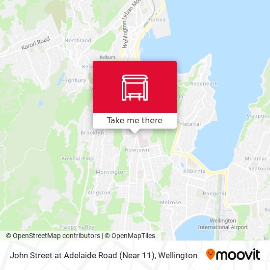 John Street at Adelaide Road (Near 11) map
