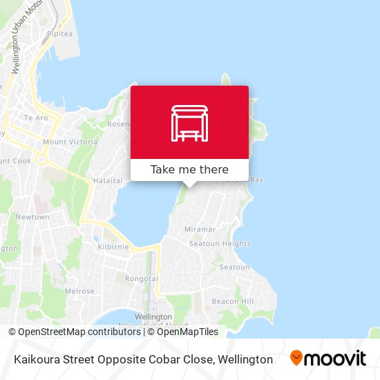 Kaikoura Street Opposite Cobar Close map