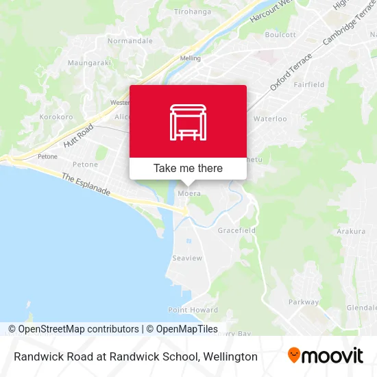 Randwick Road at Randwick School map
