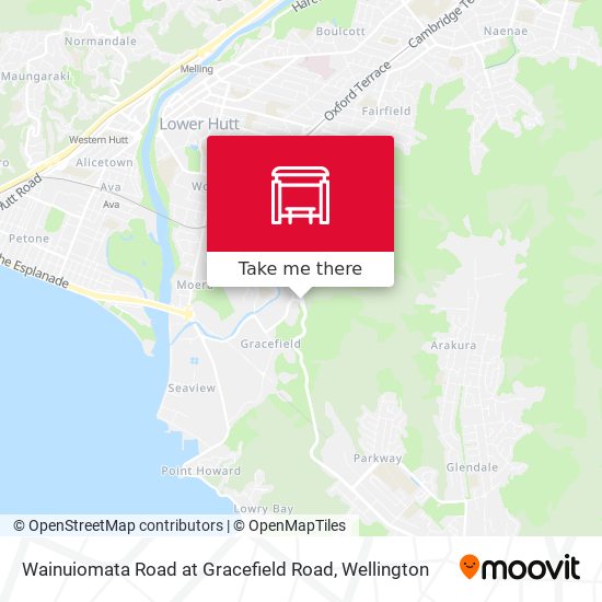 Wainuiomata Road at Gracefield Road地图