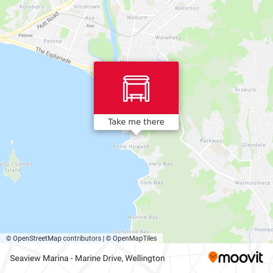 Seaview Marina - Marine Drive map