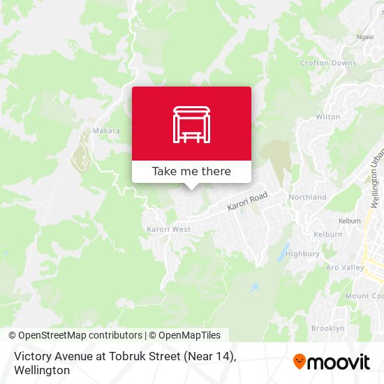 Victory Avenue at Tobruk Street (Near 14) map
