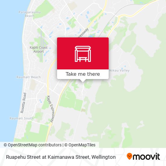 Ruapehu Street at Kaimanawa Street map