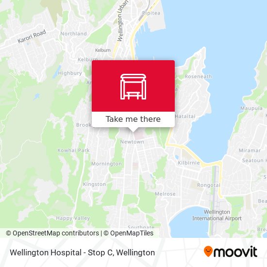 Wellington Hospital - Stop C地图