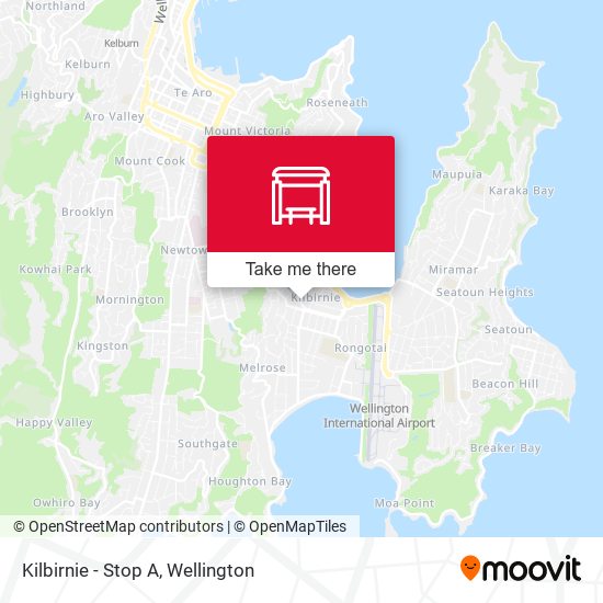 Kilbirnie - Stop A map