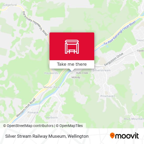 Silver Stream Railway Museum map