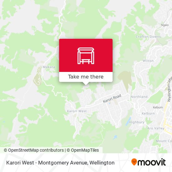 Karori West - Montgomery Avenue地图