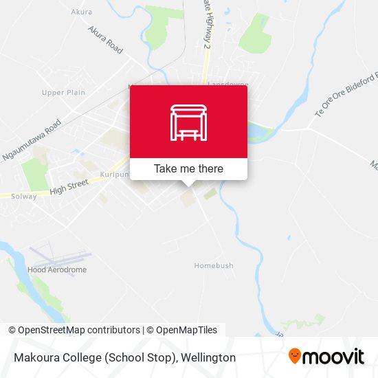 Makoura College (School Stop) map