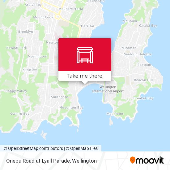 Onepu Road at Lyall Parade map