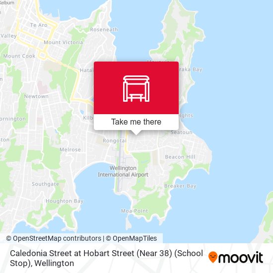 Caledonia Street at Hobart Street (Near 38) (School Stop) map