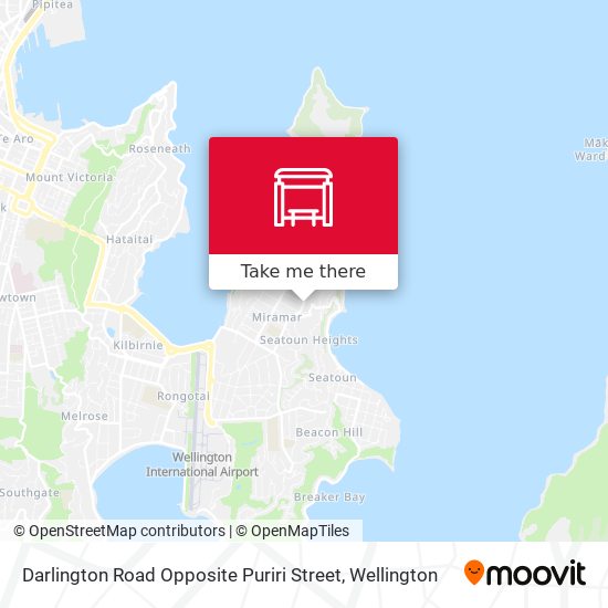 Darlington Road Opposite Puriri Street map