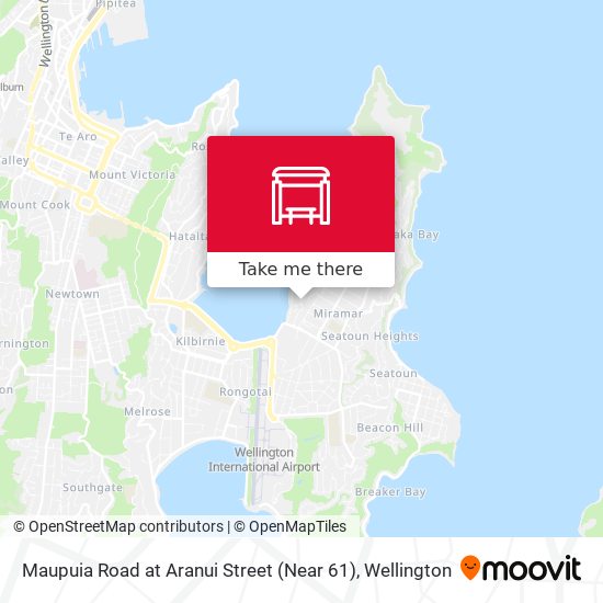 Maupuia Road at Aranui Street (Near 61) map