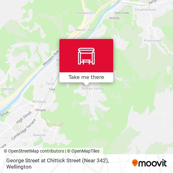 George Street at Chittick Street (Near 342) map