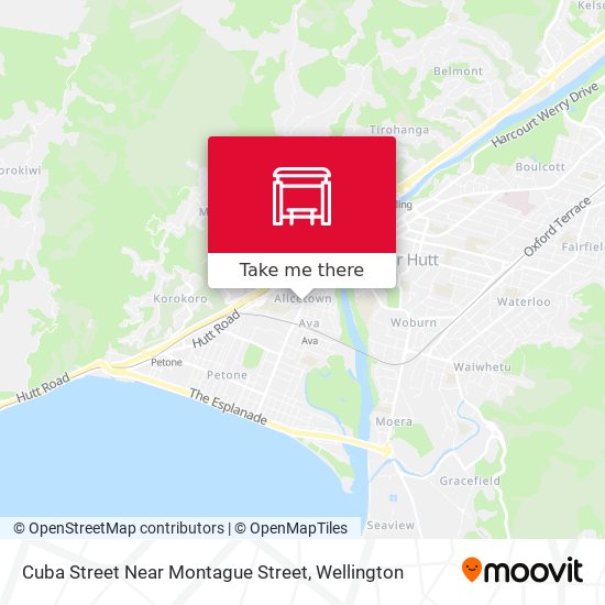 Cuba Street Near Montague Street map