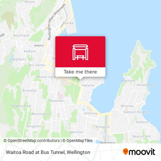 Waitoa Road at Bus Tunnel map